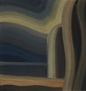 Lowrie Warrener (1900 - 1983); Solemn Grandeur, French River; 1926; oil on board; Purchase, 1983