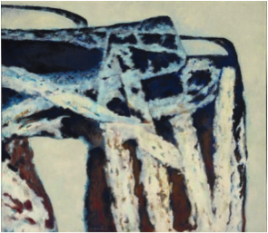 Jock Macdonald (Canadian, b. Thurso, Scotland, 1897 - 1960); Rust of Antiquity; 1958; oil and Lucite 44 on masonite; Gift of Alexandra Luke, 1967
