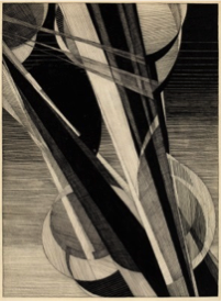 Bertram Brooker (Canadian, 1888-1955); Symphonic Movement No. 1; 1931; pen and ink on paper; gift of the estate of Doris Huestis Speirs, 2001