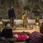 Rory Taillon and Brooklyn Doran perform at RMG Fridays: Hygge. Image courtesy of AJ Groen.