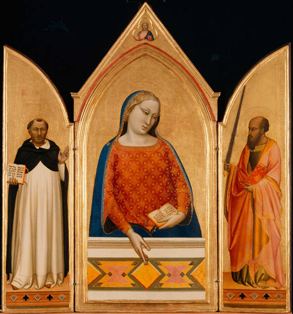 The Virgin Mary with Saints by Bernardo Daddi