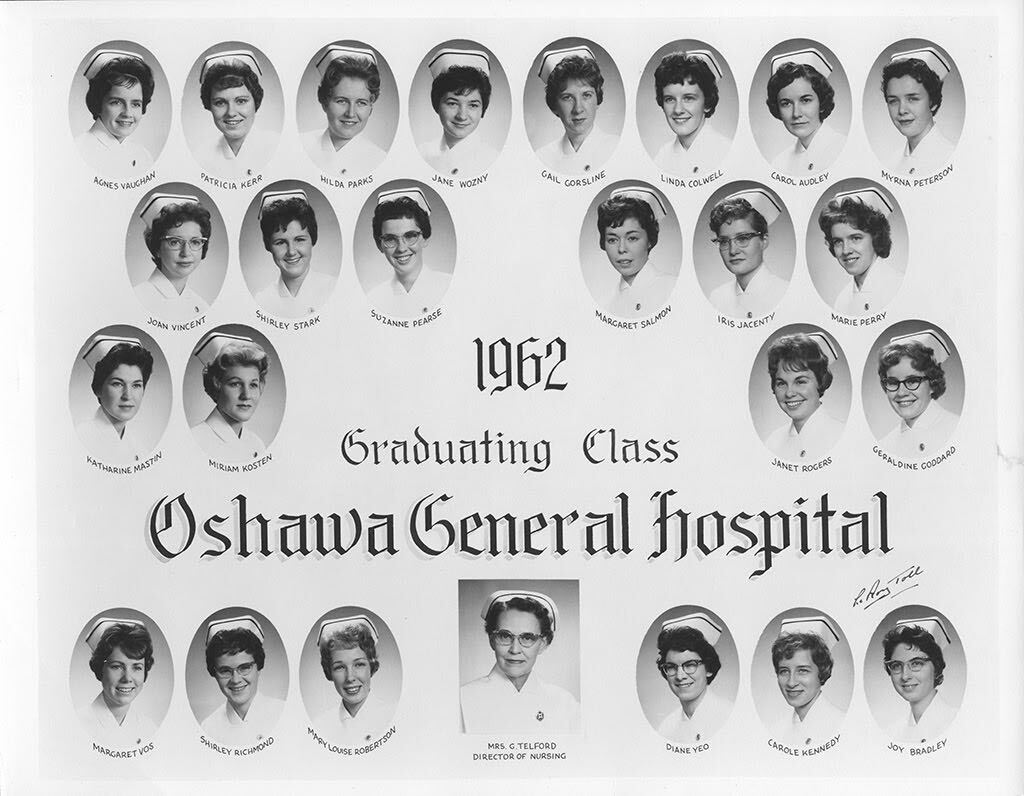 Oshawa General Hospital Nursing Class of 1962