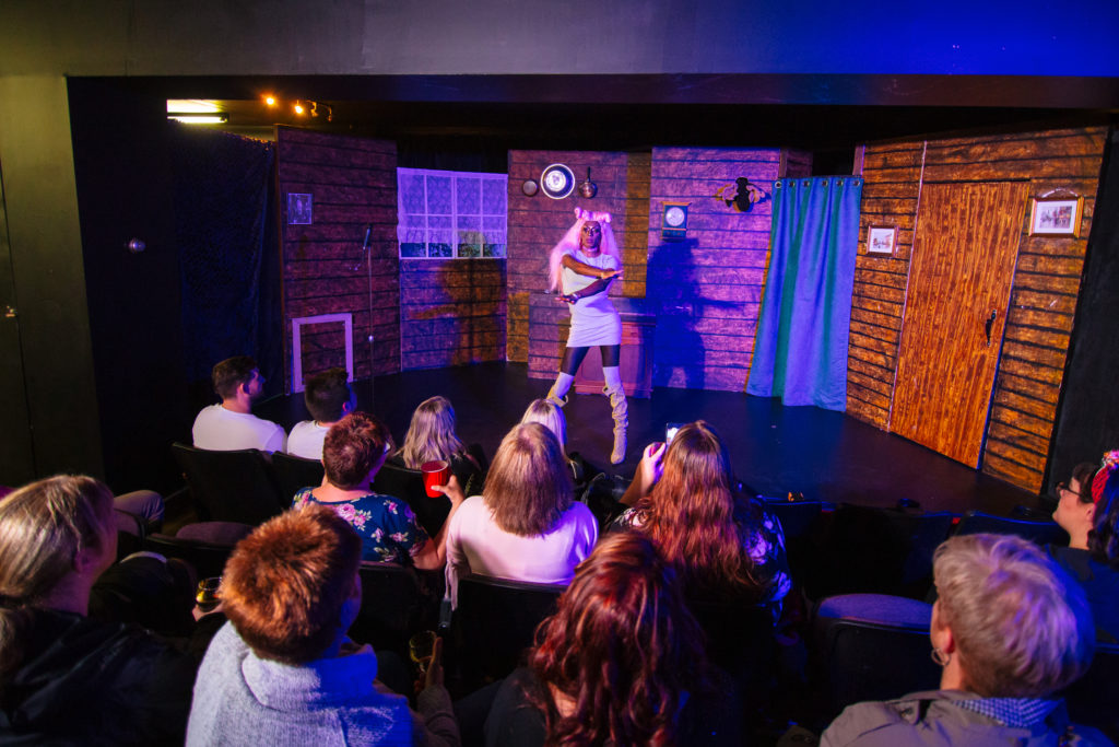 Dixie Q performs at Haus of Accounting: An Evening of Drag Extravaganza, April 7, 2019